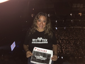Leticia attended Daryl Hall, John Oates and Tears for Fears With a Special Acoustic Performance by Allen Stone on Jul 11th 2017 via VetTix 