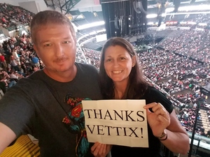 Roy attended Daryl Hall, John Oates and Tears for Fears With a Special Acoustic Performance by Allen Stone on Jul 11th 2017 via VetTix 