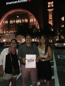 Familia PÃ©rez attended Daryl Hall, John Oates and Tears for Fears With a Special Acoustic Performance by Allen Stone on Jul 11th 2017 via VetTix 
