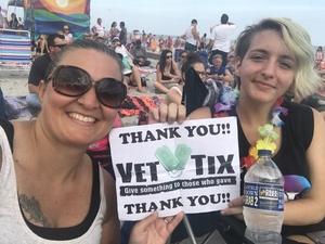 Elizabeth attended P!nk - 2017 Atlantic City Beachfest Concert on Jul 12th 2017 via VetTix 