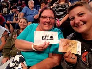 Danielle attended Nickelback - Feed the Machine Tour With Special Guest Daughtry and Shaman's Harvest on Jul 13th 2017 via VetTix 