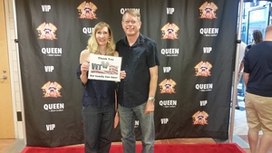 Horst attended Queen + Adam Lambert Live at the Pepsi Center on Jul 6th 2017 via VetTix 