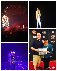 Lilian attended Queen + Adam Lambert Live at the Pepsi Center on Jul 6th 2017 via VetTix 