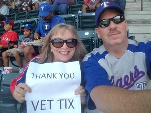 Mark attended Texas Rangers vs. Baltimore Orioles - MLB on Jul 30th 2017 via VetTix 