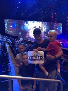 Derrik attended Marvel Universe Live! Age of Heroes - Tickets Good for Sunday 3: 00 Pm Show Only on Jul 9th 2017 via VetTix 