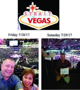 George Strait - Strait to Vegas - This Show Will Be Different Than the 29th Show.