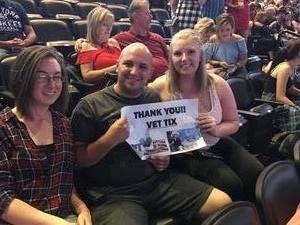 Daniel attended Brad Paisley With Special Guest Dustin Lynch, Chase Bryant, and Lindsay Ell on Jul 15th 2017 via VetTix 