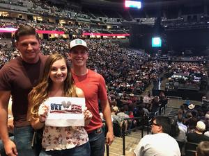 Bailey attended Brad Paisley With Special Guest Dustin Lynch, Chase Bryant, and Lindsay Ell on Jul 15th 2017 via VetTix 