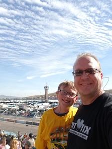 Michael attended Can-am 500 at Pir - Monster Energy NASCAR Cup Series on Nov 12th 2017 via VetTix 