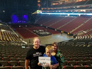 Bruce attended Daryl Hall and John Oates and Tears for Fears With a Special Acoustic Performance by Allen Stone on Jul 17th 2017 via VetTix 