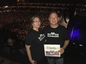 Emery attended Daryl Hall and John Oates and Tears for Fears With a Special Acoustic Performance by Allen Stone on Jul 17th 2017 via VetTix 