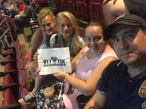 Justin attended Soul2Soul Tour With Tim McGraw and Faith Hill on Aug 18th 2017 via VetTix 