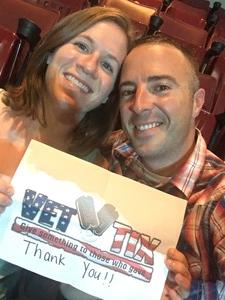 Brian attended Soul2Soul Tour With Tim McGraw and Faith Hill on Aug 18th 2017 via VetTix 
