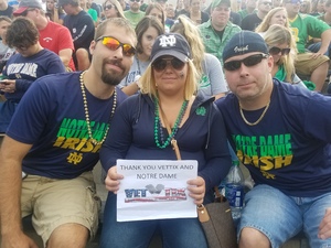 Notre Dame Fighting Irish vs. Temple - NCAA Football - PAH Tickets