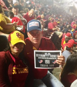 Carl attended University of Southern California Trojans vs. Stanford - NCAA Football on Sep 9th 2017 via VetTix 