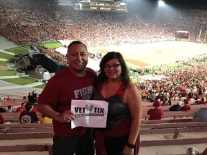Ernesto attended University of Southern California Trojans vs. Stanford - NCAA Football on Sep 9th 2017 via VetTix 