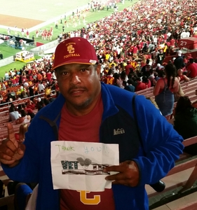 Walter attended University of Southern California Trojans vs. Stanford - NCAA Football on Sep 9th 2017 via VetTix 
