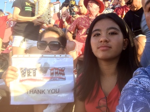 Anh attended University of Southern California Trojans vs. Stanford - NCAA Football on Sep 9th 2017 via VetTix 