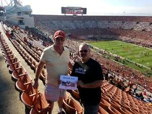 Robert attended University of Southern California Trojans vs. Stanford - NCAA Football on Sep 9th 2017 via VetTix 