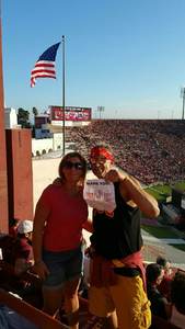 Gina attended University of Southern California Trojans vs. Stanford - NCAA Football on Sep 9th 2017 via VetTix 