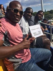 Aristide attended Navy Midshipmen vs. Tulane - NCAA Football on Sep 9th 2017 via VetTix 