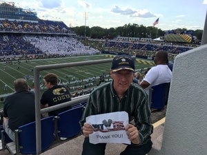 Scott attended Navy Midshipmen vs. Tulane - NCAA Football on Sep 9th 2017 via VetTix 