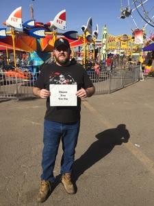 Sean attended Arizona State Fair Armed Forces Day - Tickets Are Only Good for October 20th on Oct 20th 2017 via VetTix 