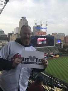 TImothy attended Cleveland Indians vs. Detroit Tigers - MLB on Sep 11th 2017 via VetTix 