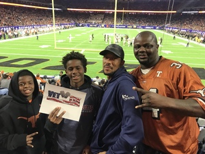 Lonnie attended 2017 Texas Bowl - Texas Longhorns vs. Missouri Tigers - NCAA Football on Dec 27th 2017 via VetTix 