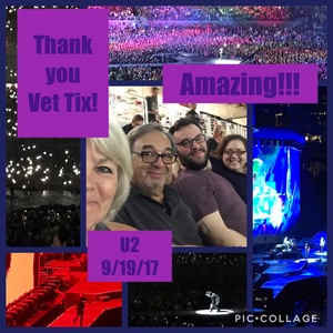 Harry attended U2 the Joshua Tree Tour 2017 - Opening: Beck - Live in Concert on Sep 19th 2017 via VetTix 