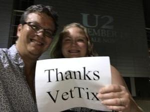 Oscar attended U2 the Joshua Tree Tour 2017 - Opening: Beck - Live in Concert on Sep 19th 2017 via VetTix 