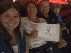 Paul attended Soul2Soul Tour With Tim McGraw and Faith Hill on Sep 29th 2017 via VetTix 