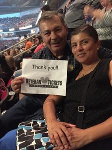 ADAN attended Soul2Soul Tour With Tim McGraw and Faith Hill on Sep 29th 2017 via VetTix 