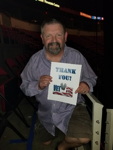 Darin Madden, USN Veteran attended Soul2Soul Tour With Tim McGraw and Faith Hill on Sep 29th 2017 via VetTix 