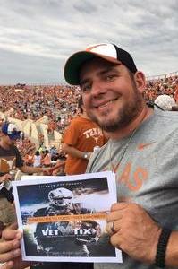 Doug attended Texas Longhorns vs. Kansas State - NCAA Football on Oct 7th 2017 via VetTix 