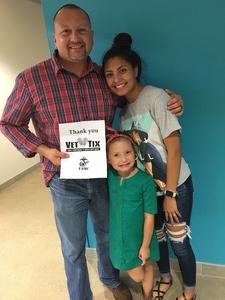 Ernesto attended Soul2Soul Tour With Tim McGraw and Faith Hill on Oct 5th 2017 via VetTix 
