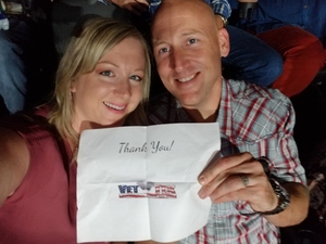 Daniel attended Soul2Soul Tour With Tim McGraw and Faith Hill on Oct 5th 2017 via VetTix 