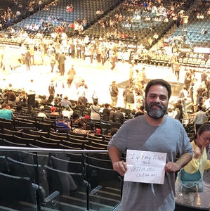 Richard Pino attended Brooklyn Nets vs. Atlanta Hawks - NBA on Oct 22nd 2017 via VetTix 