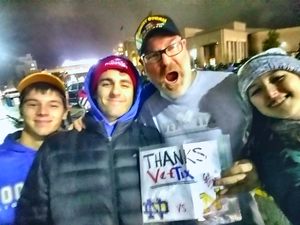Jason attended Notre Dame Fighting Irish vs. Navy - NCAA Football on Nov 18th 2017 via VetTix 
