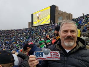 Kevin attended Notre Dame Fighting Irish vs. Wake Forest - NCAA Football - Military Appreciation Game on Nov 4th 2017 via VetTix 