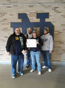 Timothy Martz and family attended Notre Dame Fighting Irish vs. Wake Forest - NCAA Football - Military Appreciation Game on Nov 4th 2017 via VetTix 