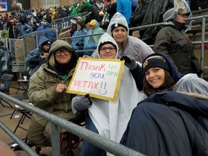 Cecilia attended Notre Dame Fighting Irish vs. Wake Forest - NCAA Football - Military Appreciation Game on Nov 4th 2017 via VetTix 