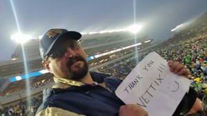 Keith attended Notre Dame Fighting Irish vs. Wake Forest - NCAA Football - Military Appreciation Game on Nov 4th 2017 via VetTix 