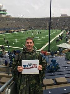 Craig attended Notre Dame Fighting Irish vs. Wake Forest - NCAA Football - Military Appreciation Game on Nov 4th 2017 via VetTix 