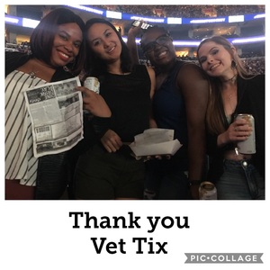 Johanna attended Katy Perry: Witness the Tour With Noah Cyrus on Oct 12th 2017 via VetTix 