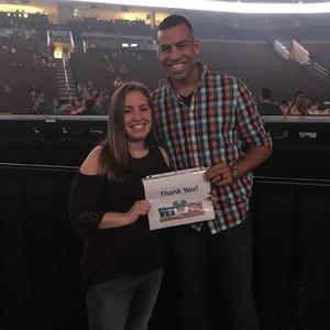 Justavo attended Katy Perry: Witness the Tour With Noah Cyrus on Oct 12th 2017 via VetTix 