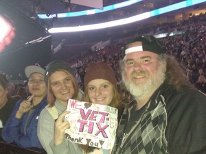 david attended Katy Perry: Witness the Tour With Noah Cyrus on Oct 12th 2017 via VetTix 
