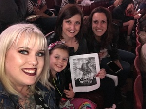 Heather attended Katy Perry: Witness the Tour With Noah Cyrus on Oct 12th 2017 via VetTix 