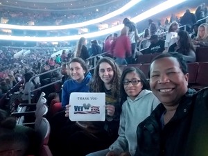Sandra attended Katy Perry: Witness the Tour With Noah Cyrus on Oct 12th 2017 via VetTix 