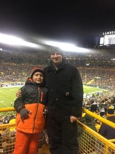 Eric attended Green Bay Packers vs. Detroit Lions - NFL on Nov 6th 2017 via VetTix 